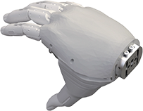 仿生手部组件及座圈